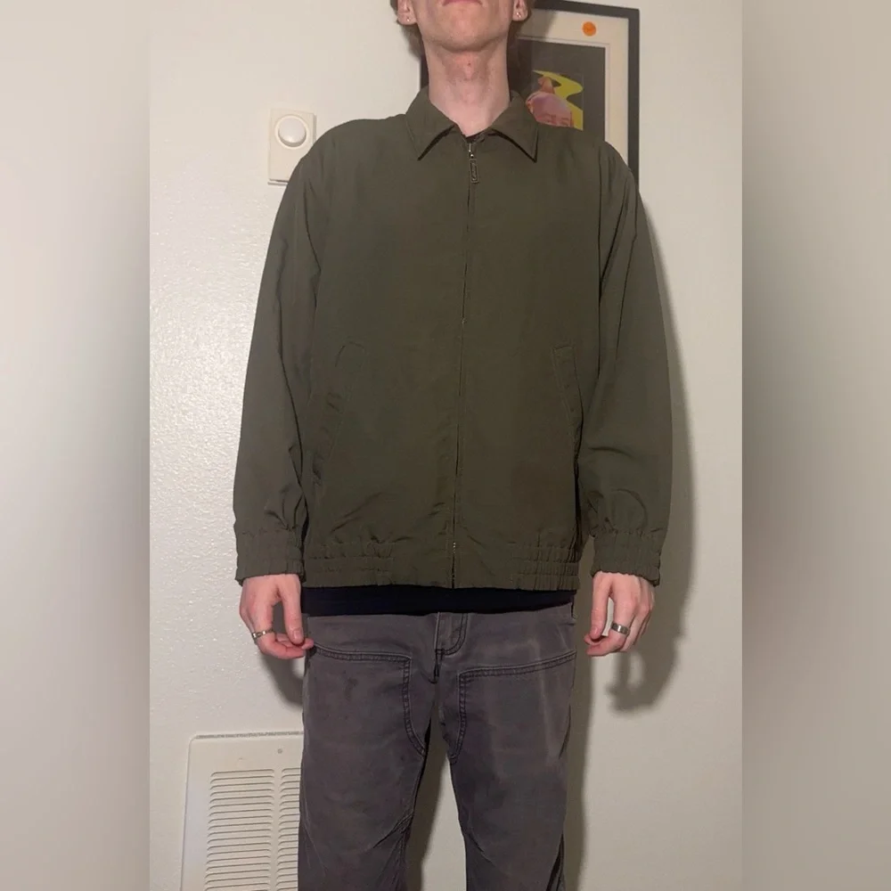 Callaway Golf Men's Olive Green Zip-Up Jacket